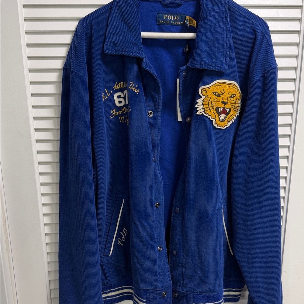 Polo Ralph Lauren Blue Corduroy Jacket BRAND NEW SIZE Large